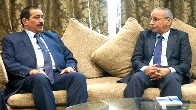 وزير الداخلية يبحث مع نظيره الموريتاني أوجه التعاون المشترك في المجال الأمني